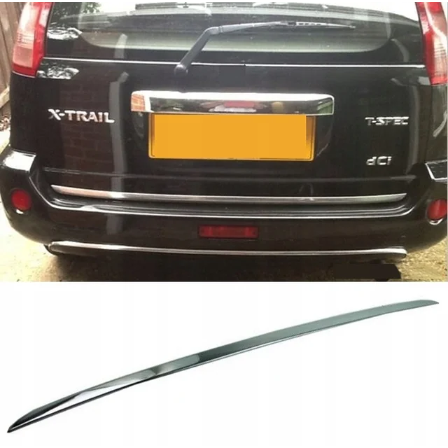 Nissan X-TRAIL T31 T-31 - CHROME STRIP op de achterklep