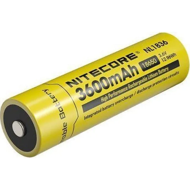 Nitecore BATTERIE RECH.LI-ION 3.6V/NL1836(3600MAH) NITECORE