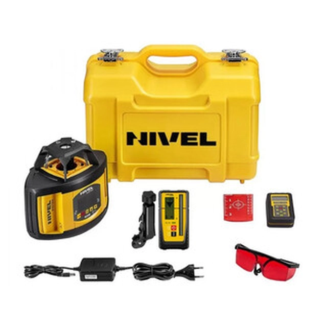 Nivel System NL540 rotating laser Range: 0 - 250 m | 1 x 4 Ah battery + charger | In a suitcase