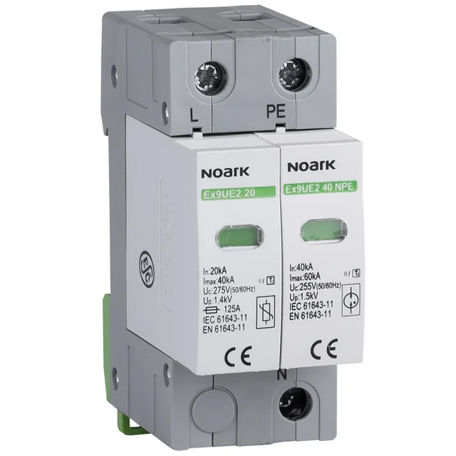 Noark 103349 Scaricatore di sovratensione CA Ex9UE2 275V 1PN 1F T2 Classe C