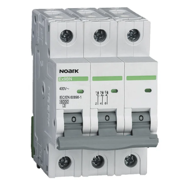 NOARK Afbryder 3P Type B 32A 6kA AC (100056)