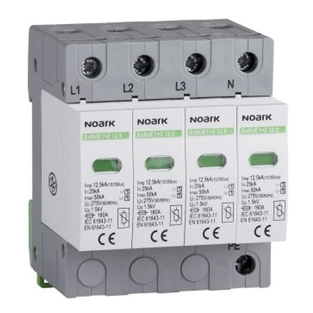 NOARK απαγωγέας υπερτάσεων 4P Τύπος B+C 275V AC (103342)