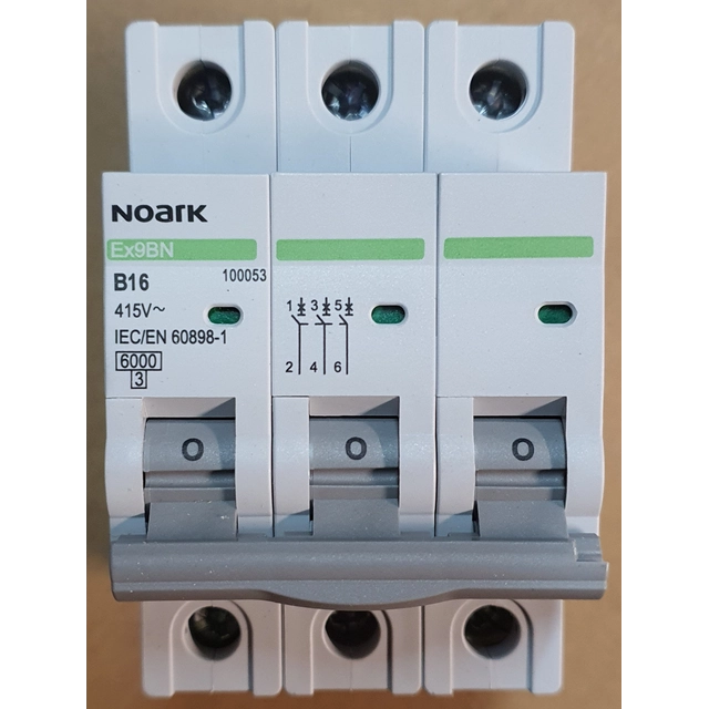 NOARK B16A 3P CIRCUIT BREAKER 100 053