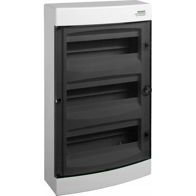 Noark Noark installationshus 101502 utanpåliggande 3 rader IP40 3X12 MOD