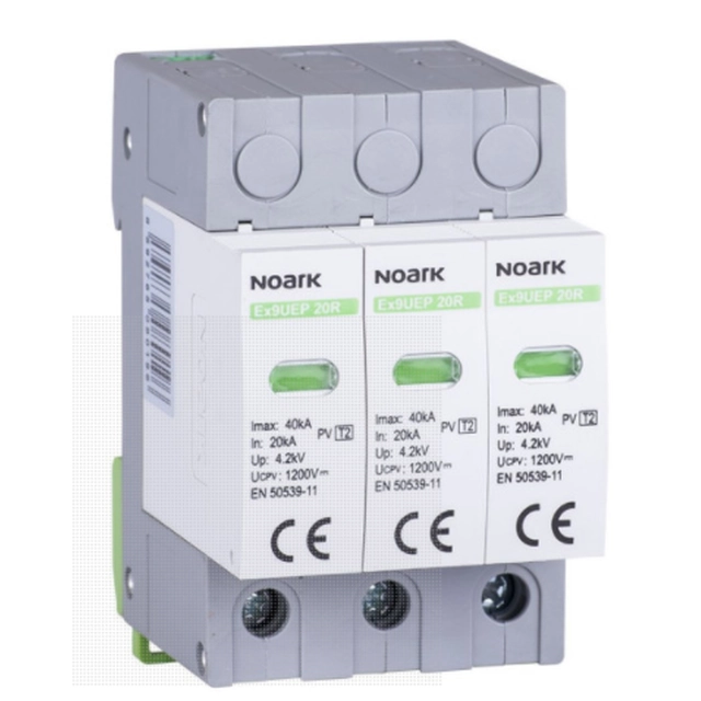 NOARK Surge arrester for PV systems TYPE 1+2 1000V DC 3P