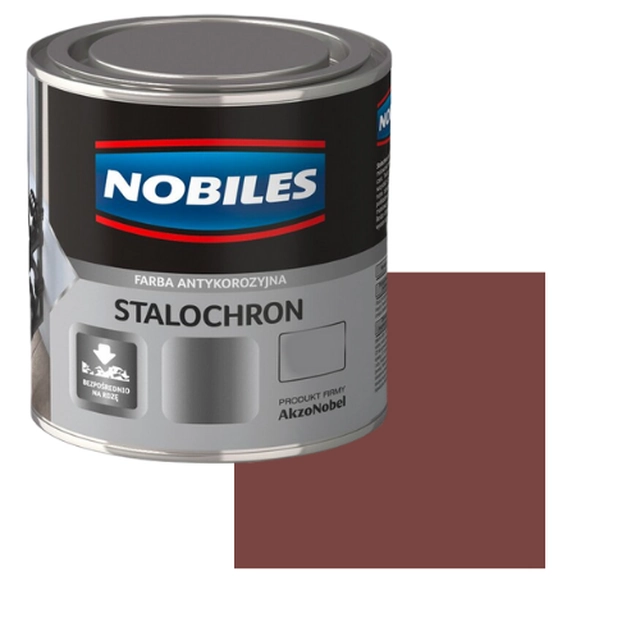 Nobiles Stalochron farba na hrdzu OXYGEN RED 650ml
