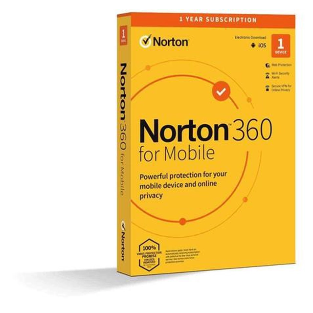 NORTON 360 MOBILE CZ 1 uživatel pro 1 zařízení na 1 rok - elektronická licence