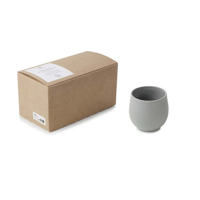 No.W Coffee mug gray 2x200 ml