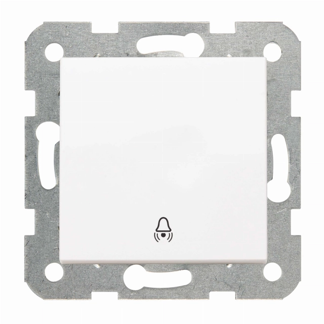 NU întrerupător (buton) cu simbolul „clopot” Viko Panasonic Karre alb
