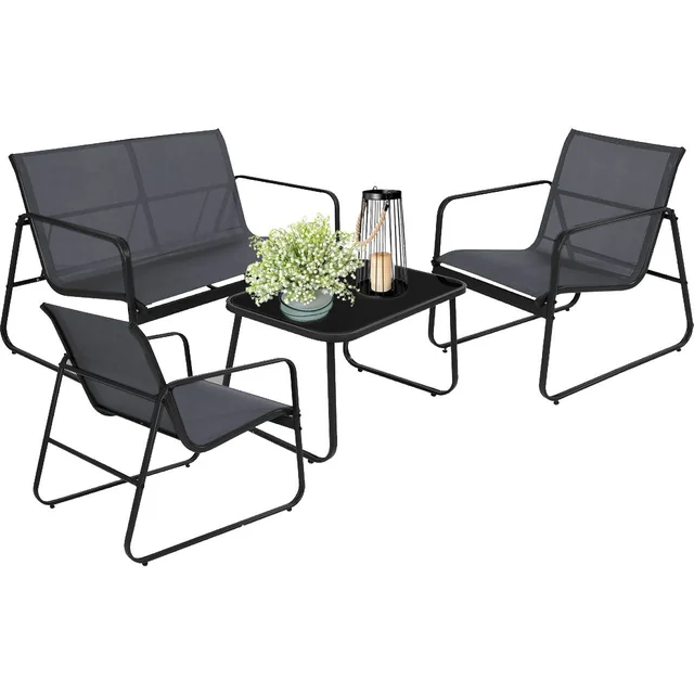 Nugri Gray garden furniture set