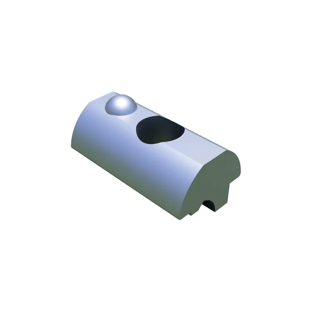 NUT-8 - Nutenstein glidnyckel med kula M8