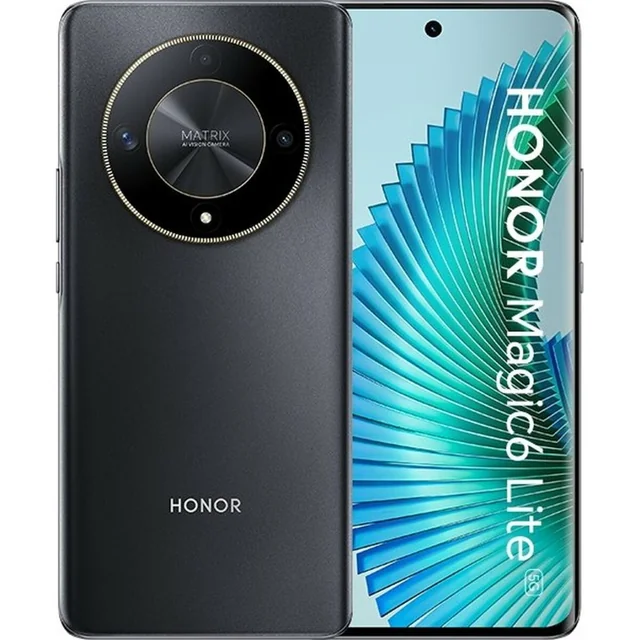 Nutitelefonid Huawei Magic 6 Lite 6,78&quot; Snapdragon 695 Qualcomm Snapdragon 6 gen 1 8 GB RAM 256 GB Black Midnight black