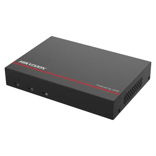 NVR 4 enimmäiskanavia 4 Megapikseliä 4 PoE-portteja SSD 1TB Esiasennettu HIKVISION DS-E04NI-Q1-4P1T