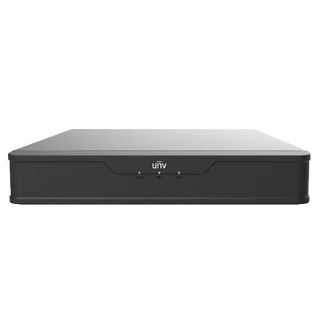 NVR 8 canale 8MP 4K, PoE, 1xSATA, ANR, 80Mbps/64Mbps, USB  - UNV NVR501-08B-P8