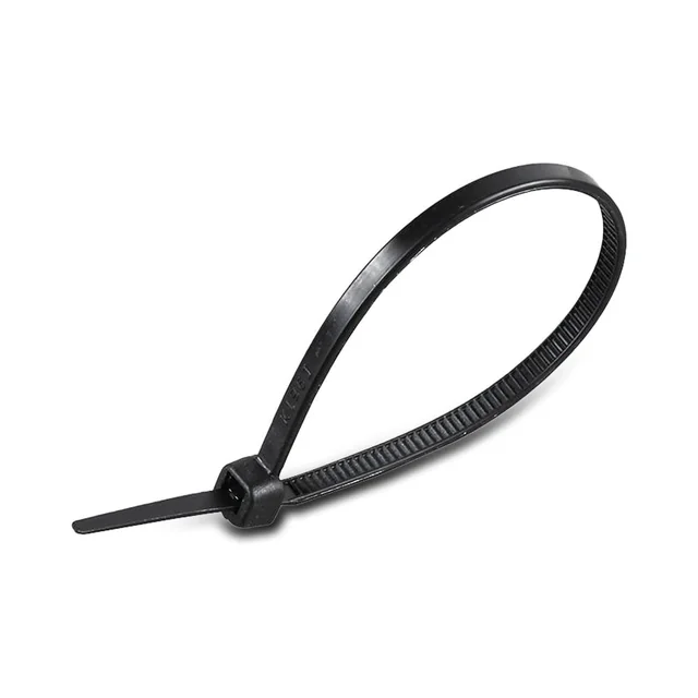 Nylonbuntband - 3.5x250mm - Svart - 100Pcs/Pack