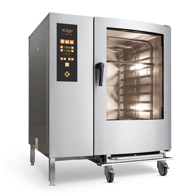 O 1221 accensione Forno a gas 12x GN2/1 spruzzatura con lavaggio