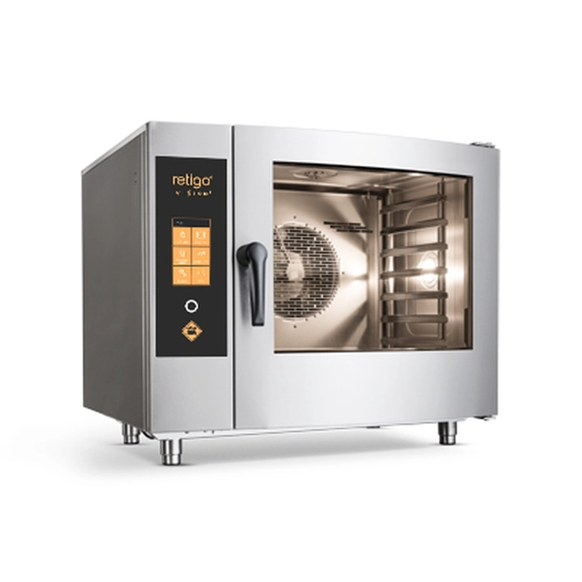 O 611 e Plus 6x GN 1/1 forno de injeção