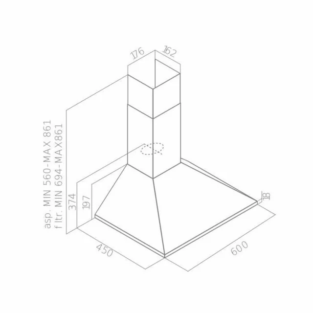 Oceanic Conventional Hood