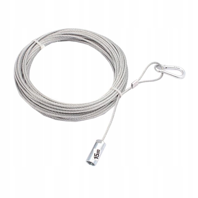 OCELOVÝ KOMÍNOVÝ KABEL 15 m FI 3mm NIT SHACKLE