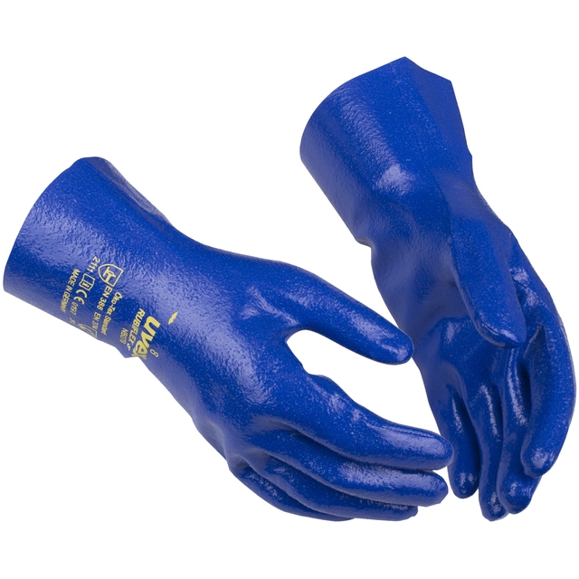 Ochranné rukavice proti chemikáliím Uvex Rubiflex S NB27B