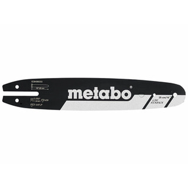 Οδηγός αλυσίδας Metabo 250 mm | 1,3 mm | 3/8 ίντσες