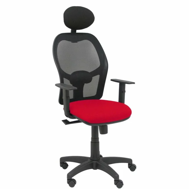 Office Chair with Headrest Alocén P&amp;C B10CRNC Red