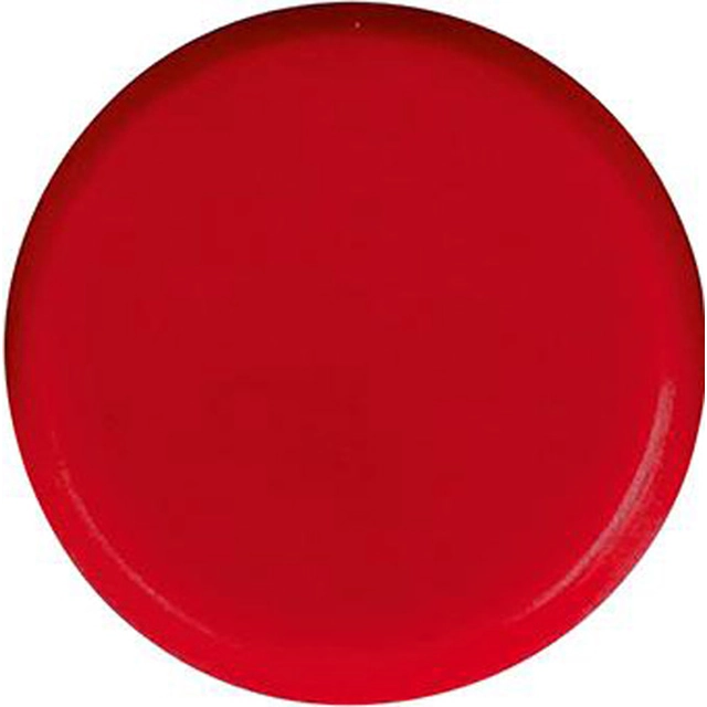 Office magnet, round, red, 30mm Eclipse