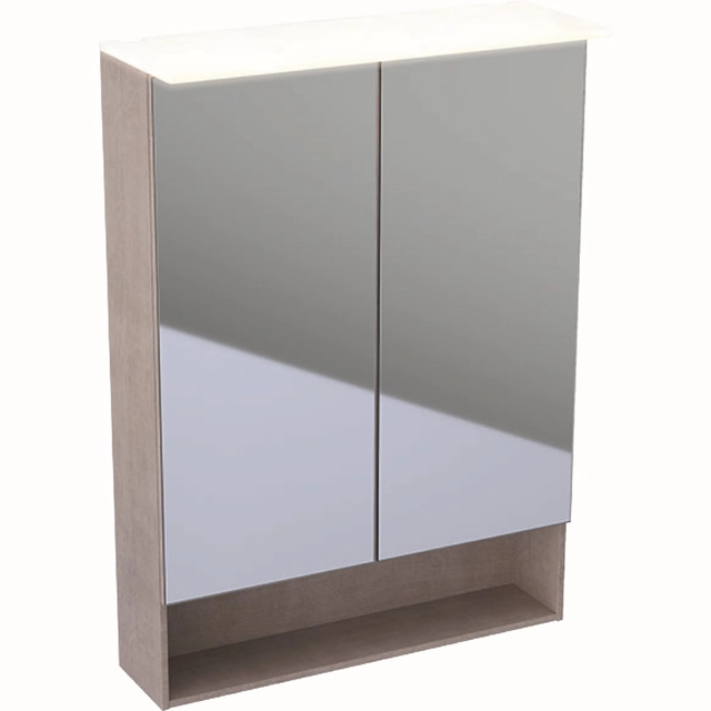 Огледален шкаф с осветление Geberit Acanto, 60 см