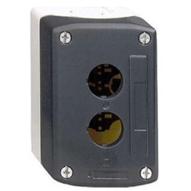 Ohišje kasete Schneider Electric 2-otworowa 22mm sivo IP65 - XALD02