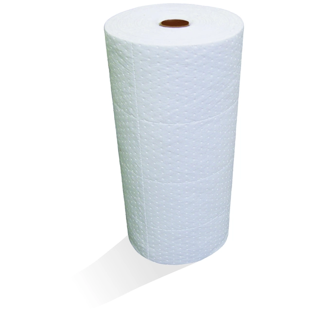 Oil Sorbent Mat, (Roll *), Absorbency 278 L.White 1 350 G / m2 Roll Oily / Hydrophobic