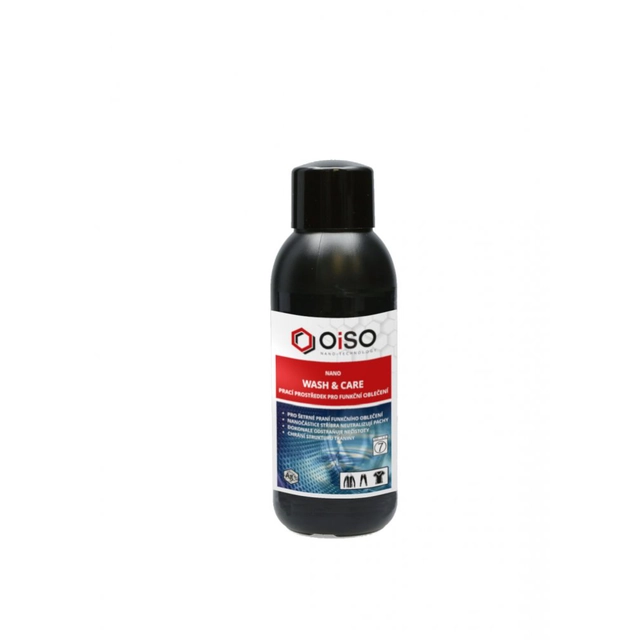 OiSO Nano Waschmittel für Funktionsbekleidung mit aktivem Silber WASH & CARE 500 ml