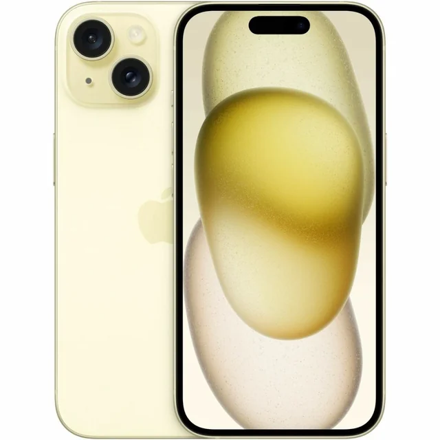 Okostelefonok Apple iPhone 15 6,1&quot; 256 GB Sárga