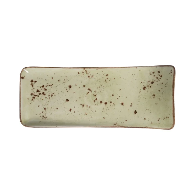 Olive serving plate 215x90 mm