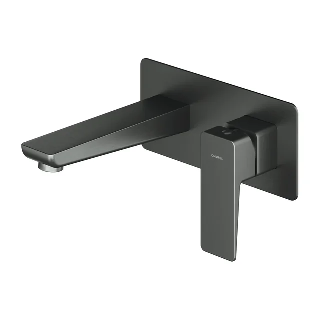 Omnires Parma graphite concealed washbasin tap