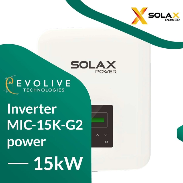 Onduleur réseau Solax X3-MIC-15K-G2