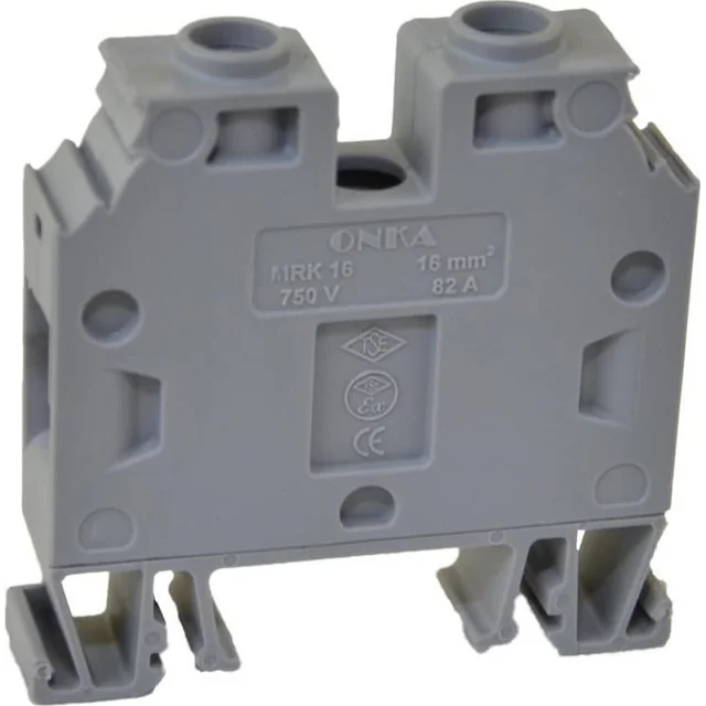 ONKA Elektrik MRK conector filetat șină 16mm2 gri T0-1132