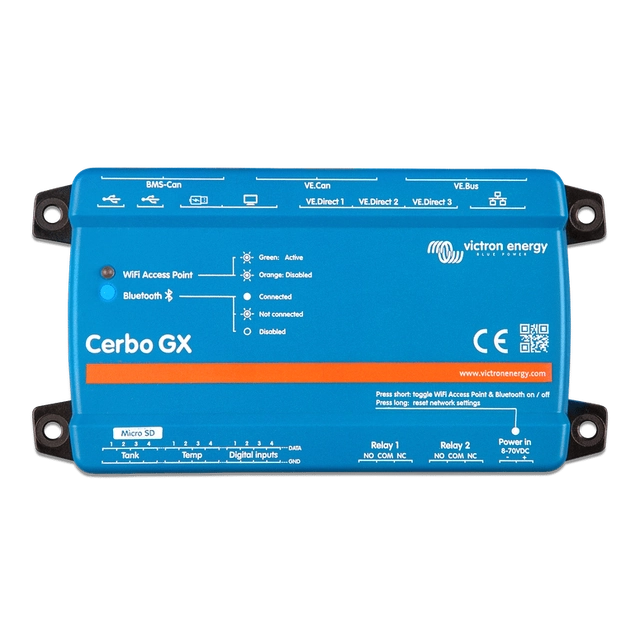 Online monitorovanie Victron Energy Cerbo GX