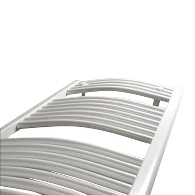 ONNLINE PBT bathroom radiator 120/075 721W arched, bottom connection, spacing = 702mm, white RAL9016