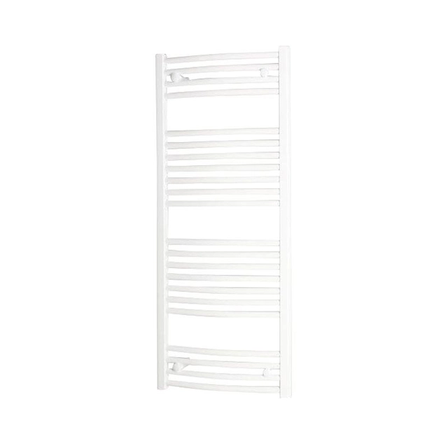 ONNLINE PBT bathroom radiator 150X060 737W curved, bottom connection, spacing=550mm, white RAL9016