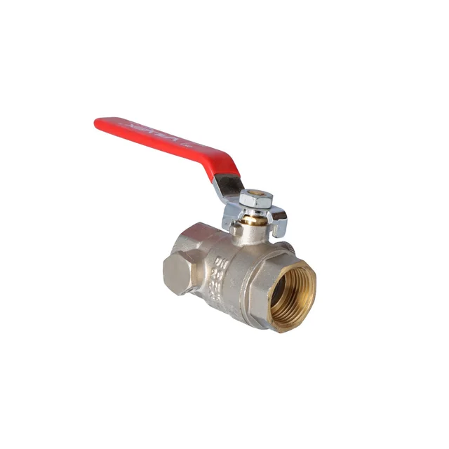 ONYX nickel plated 3/4" ball valve with lever and drain plug