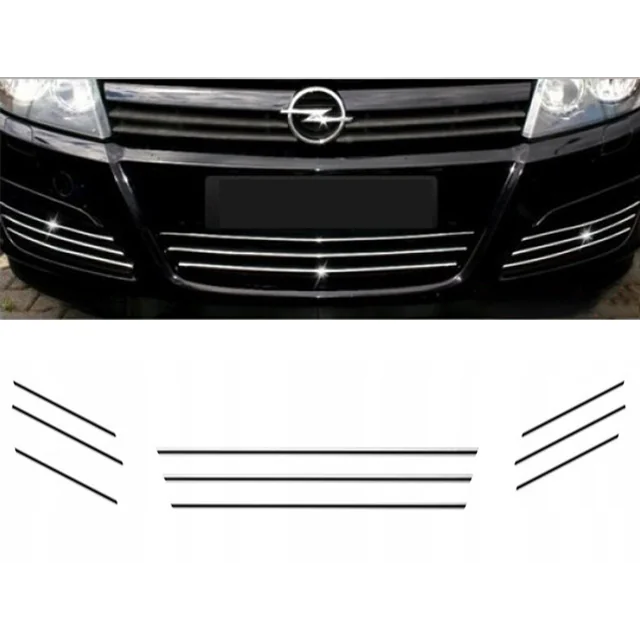 OPEL ASTRA H MK V CHROME GRILL lamel atrapa Tuning