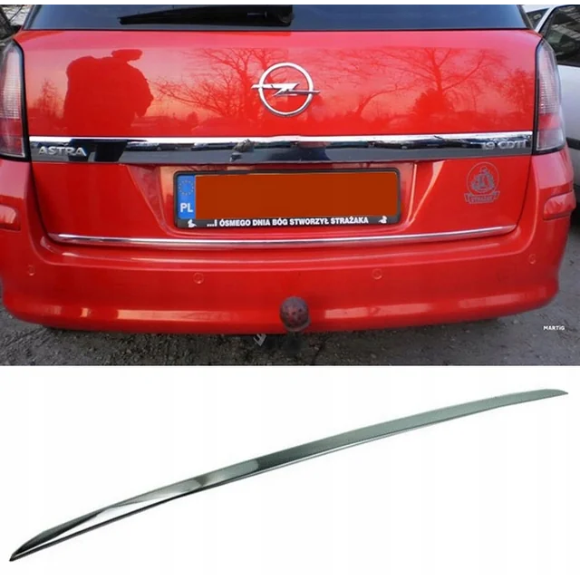 OPEL ASTRA MK V H Kombi BANDA CROMAT Flap Tuning