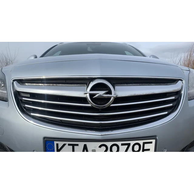 OPEL INSIGNIA - CHROM GRILL Lamellen Stoßstangen Attrappe