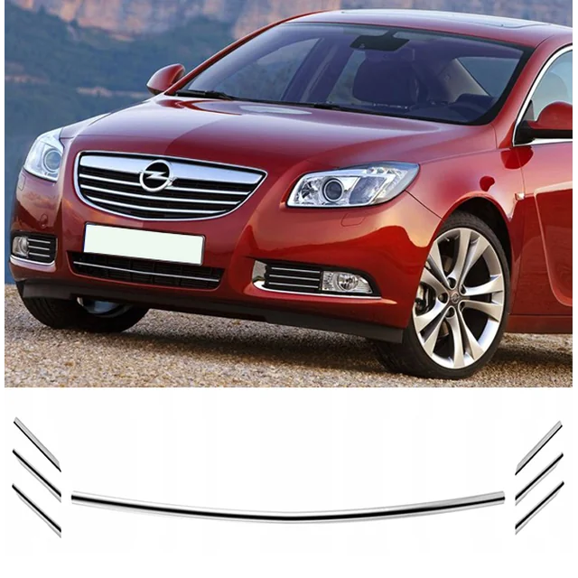 OPEL INSIGNIA - ХРОМИРАНИ лайстни Броня БЕЗ ХАЛОГЕН