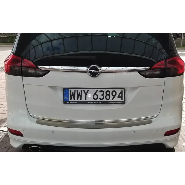 OPEL ZAFIRA C - CHROME Strip Chromed on the Lid