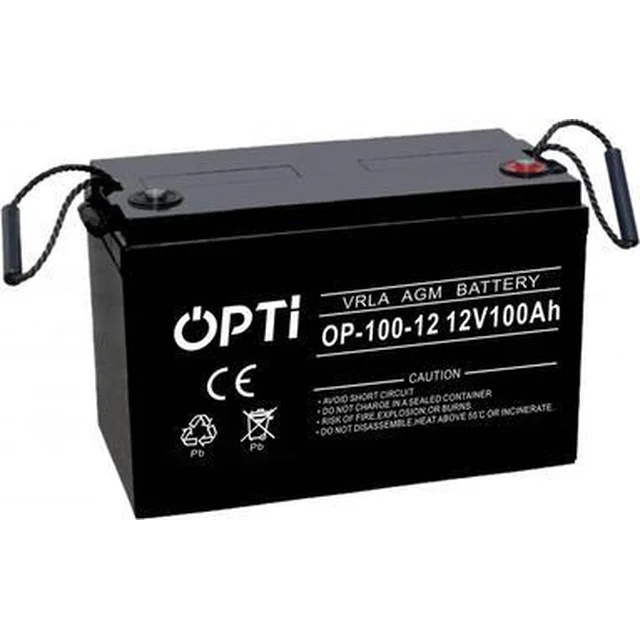 Opti-batterij 12V/100AH-OPTI