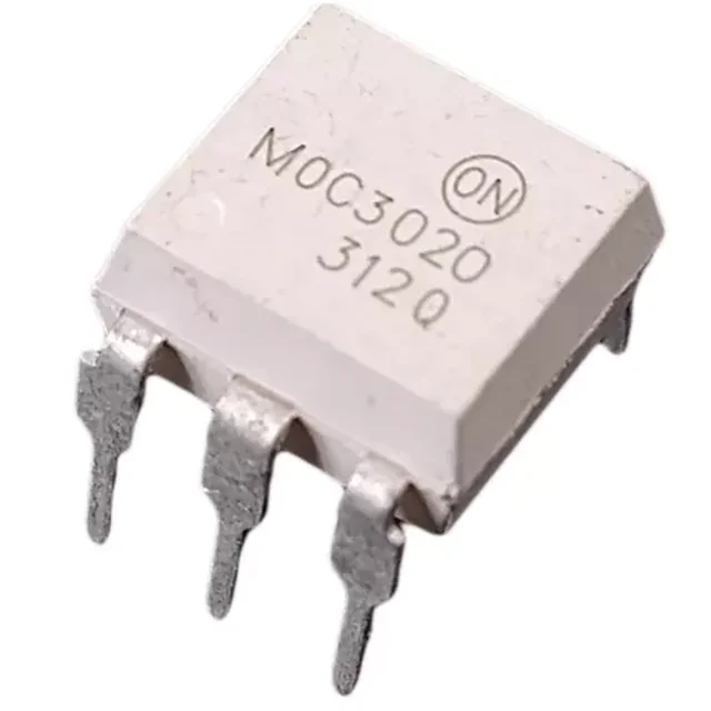 Optotriaco MOC3020 Triac Óptico DIP-6 400V Original ONSEMI