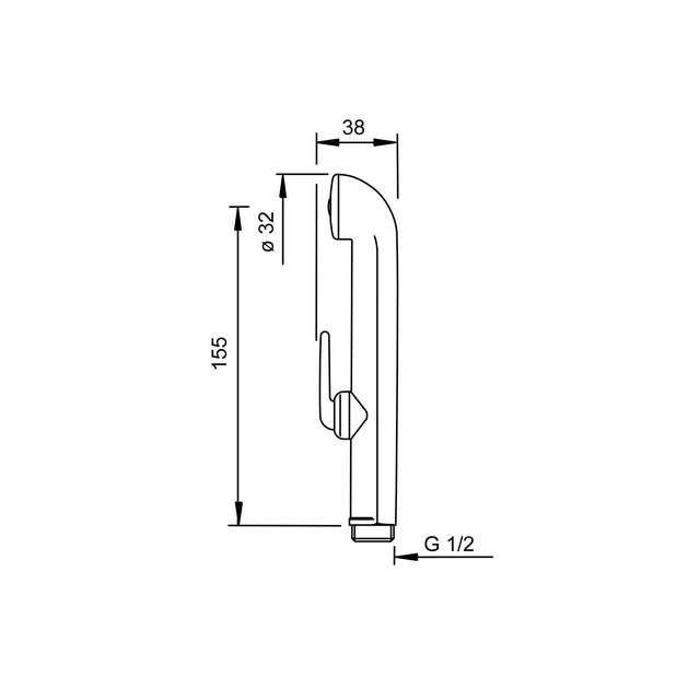 Oras Bidetta Handbrause 242050