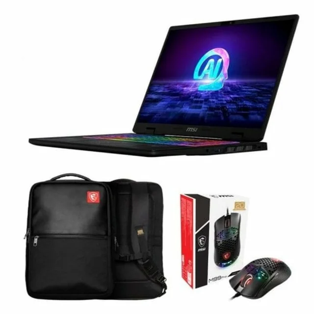 Ordinateur portable MSI Pulse 16 AI C1VGKG-024XES 16&quot; Intel Core Ultra 9 185H 32 Go de RAM 1 To SSD Nvidia Geforce RTX 4060