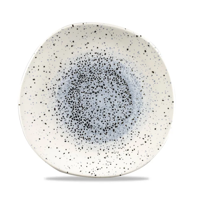 Organic shaped plate Mineral Blue 210 mm